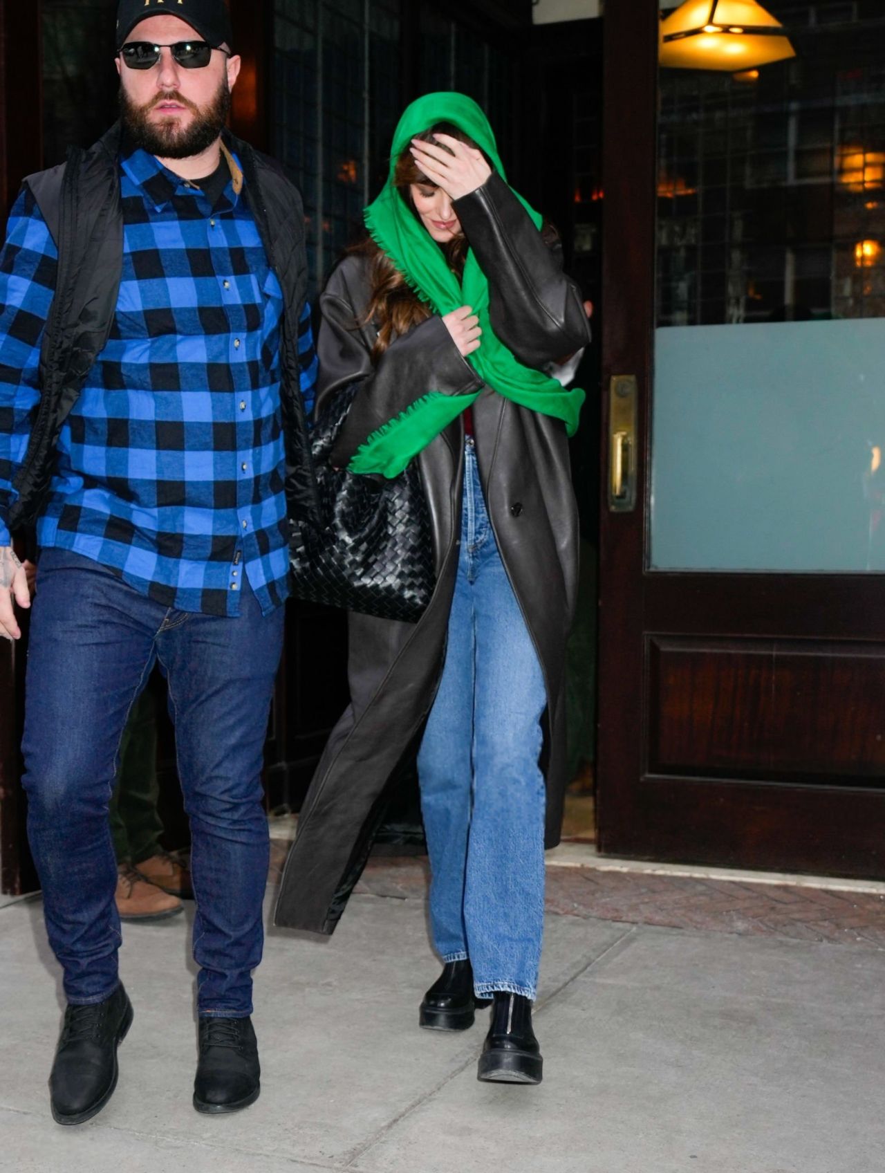 Dakota Johnson Leaving Her Hotel in New York4